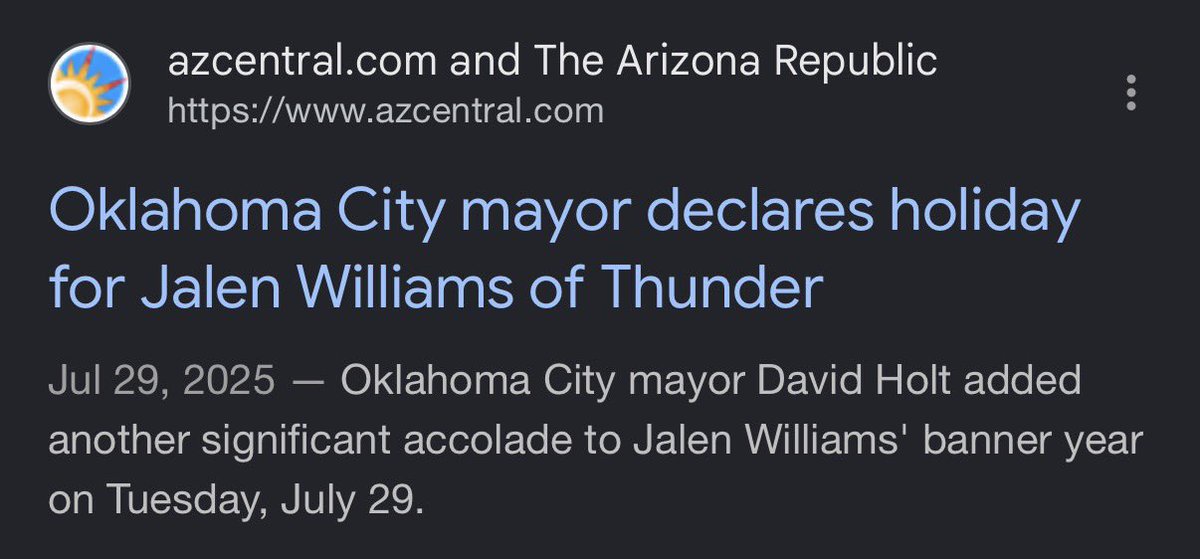 PlayoffDub_'s tweet photo. @wem_bee @kylerogger321 Mayor of OKC https://t.co/n0Z7nBYQ3u