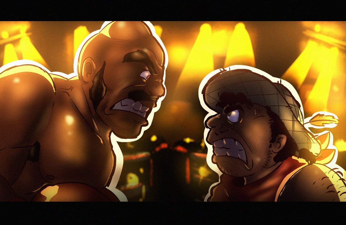 DoodleStuffyeye's tweet photo. Bald Bull vs Corn Farmer (Bambi) is about to be the most insane fight in WVBA history
#daveandbambi #punchout #crossover https://t.co/60QkoorM9I