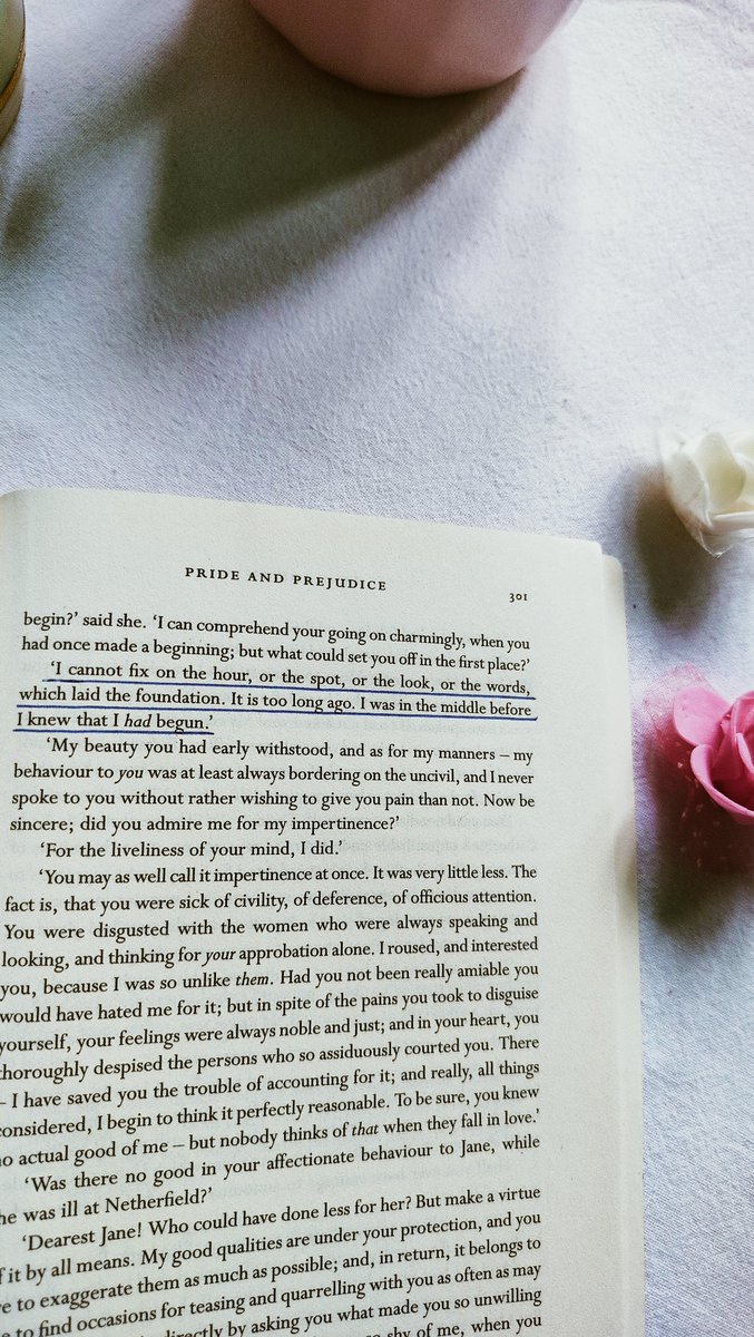 _____meeem's tweet photo. Perhaps one of the finest declarations of love in literature and film:

"If, however, your feelings have changed, I would have to tell you: you have bewitched me, body and soul, and I love... I love... I love you. I never wish to be parted from you from this day on." https://t.co/vRHD7c8UGj