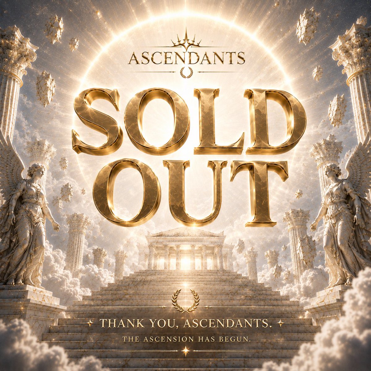 godascendants's tweet photo. The gates have closed.

Every Ascendant has found its rightful bearer.

This was never the end.

Only the beginning. https://t.co/dcGA3EVKar