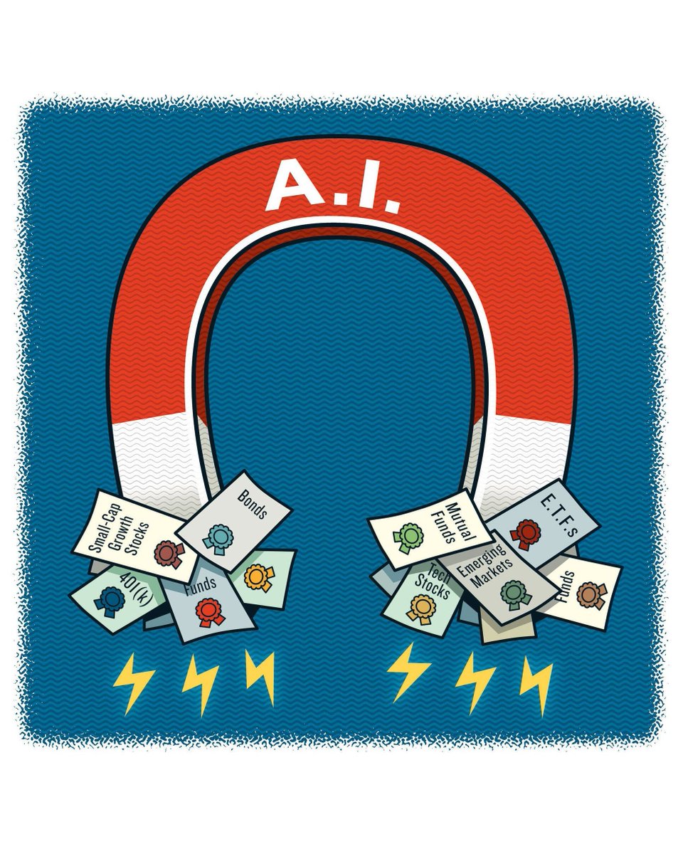 RappArt's tweet photo. Illustrated by Peter and Maria Hoey for the NY Times: A.I. Has Rewarded Investors... It May Now Pose Their Greatest Risk. 

https://t.co/p5qPOsA7Lq https://t.co/7bu8NEyJOk