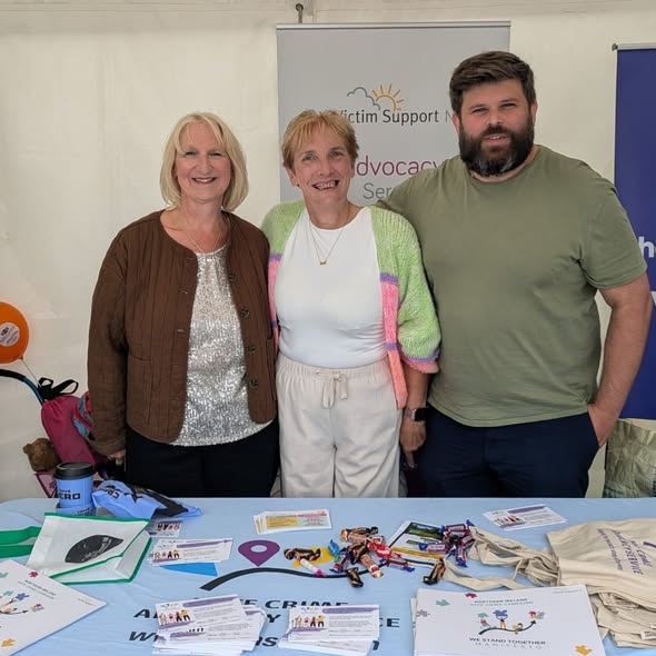 VictimSupportNI's tweet photo. Thank you to everyone who dropped by our stall at #BelfastPride on Saturday. It was great to meet everyone and explain a bit about the work of our Hate Crime Advocacy Service. @CVOCNI @NIPolicingBoard
@NIHRC #HateCrime #VictimSupport #Pride2026 https://t.co/I38PE1YNmc
