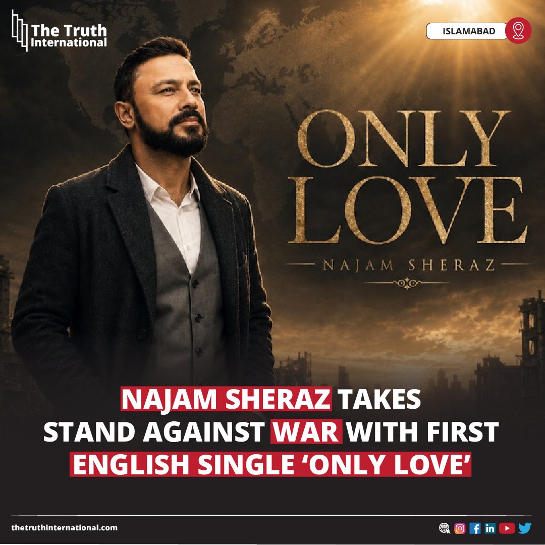 ttimagazine's tweet photo. Najam Sheraz Takes Stand Against War With First English Single ‘Only Love’

FIND MORE: https://t.co/jnLYtDzzuC

#NajamSheraz #Stand #War #First #EnglishSingle #OnlyLove #Islamabad #TTI https://t.co/Wnb7HhrkWj