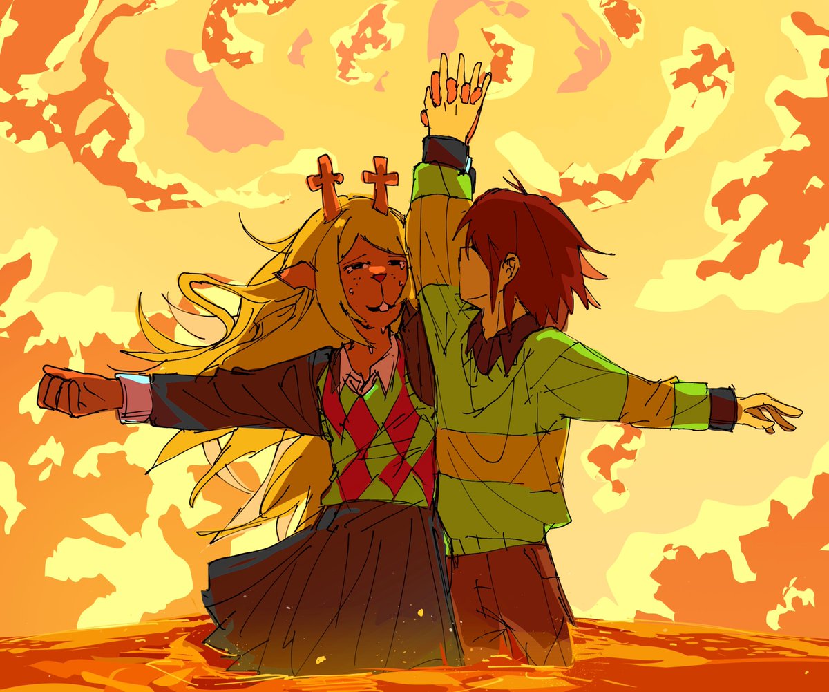 uuU1092's tweet photo. #Deltarune https://t.co/FOHHYH49rq