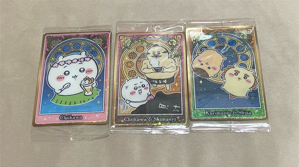 mo_nya278's tweet photo. 交換 ちいかわ ウエハース カード

譲：1枚目 ラッコシーサー ちいかわ
       ちいかわ島二郎

求：3枚目 単体のうさぎ優先

お気軽にお声がけください！ https://t.co/72cgyYBRVx