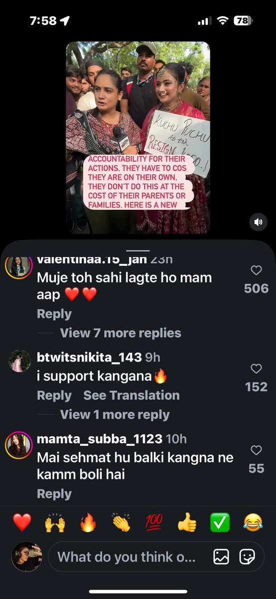 SatyavadiLadki's tweet photo. Media jhuth kam bola kar sara tera commnet kangana ke support me hai kitna paisa leke ye sab bakwas kar rahi hai tu? Bata semadi 🤡
#IStandWithKangana #BoldQueen #TruthBomber”
#KanganaRanaut
#ISupportKangana https://t.co/VIOCu2yW3N