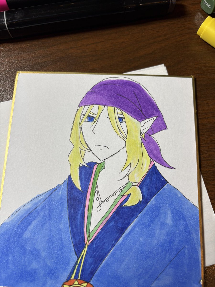 _aosan's tweet photo. 久しぶりにお絵描きしたよ〜(今日じゃないけど) https://t.co/xRmK9Pc0jc