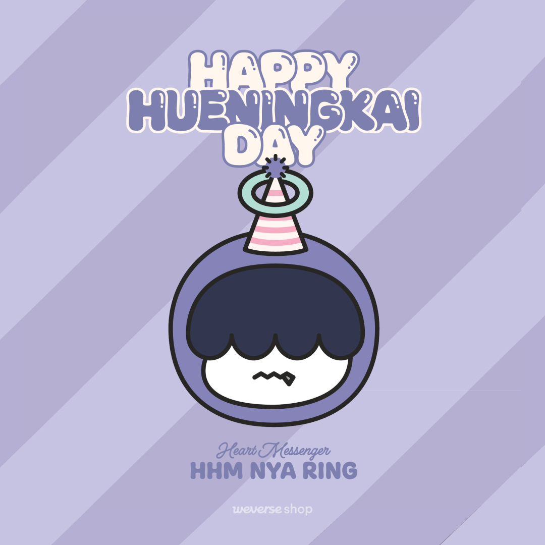 TXT_bighit_jp's tweet photo. [HAPPY HUENINGKAI DAY] Heart Messenger : HHM NYA RING予約販売決定

詳しくはこちら→https://t.co/isM0DflklD

#TOMORROW_X_TOGETHER #TXT 
#PPULBATU #TXT_PPULBATU 
#HHMNYARING
#BIRTHDAY_MERCH #HUENINGKAI https://t.co/PfYV8bbryp