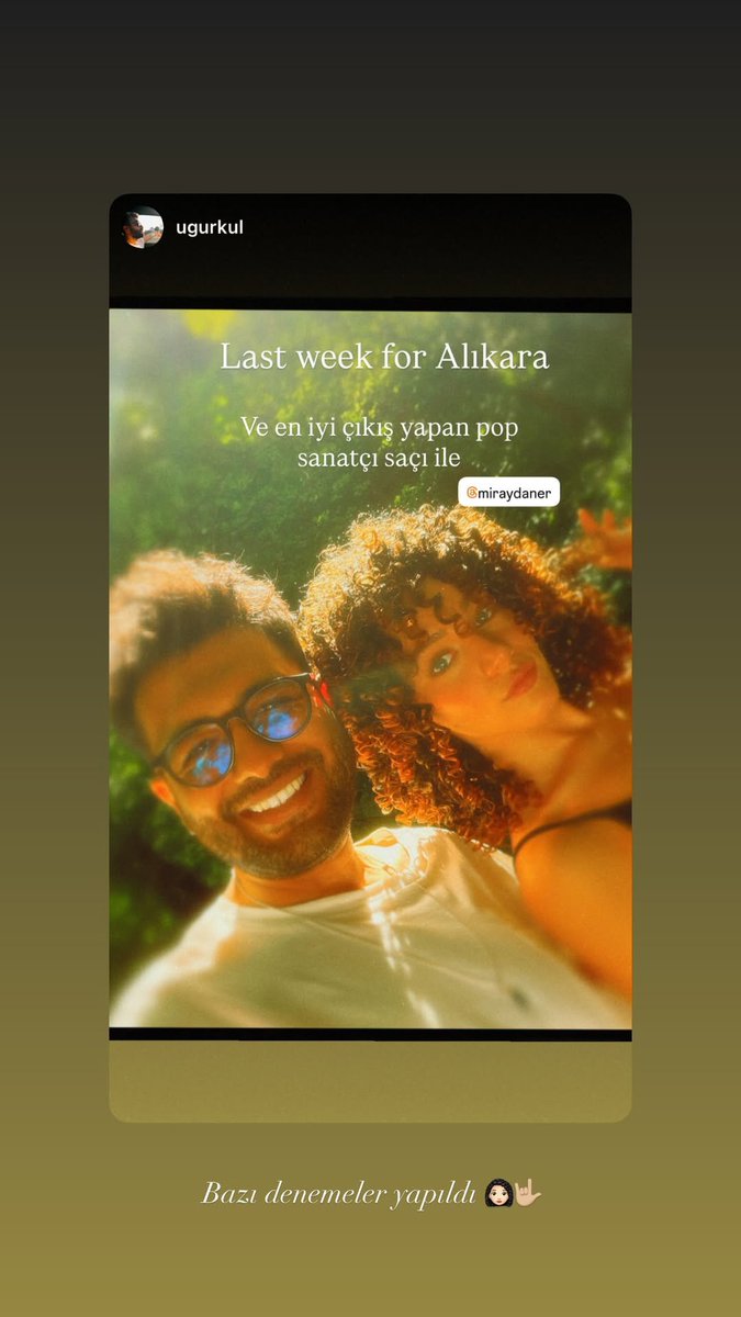 SiteMirayES's tweet photo. 📲| @|miraydaner • IG Story
“Se han hecho algunos intentos 👩🏻‍🦱🤟”
#MirayDaner #Alikara https://t.co/U9FrHiE1KK