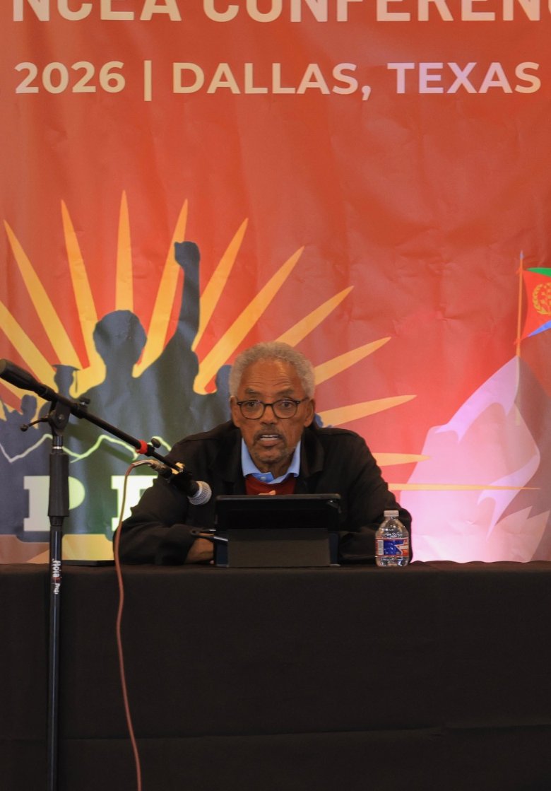 hawelti's tweet photo. 8th Annual NCEA Conference underway in Dallas, Texas, under the theme: " Firm Foundation, Forward in Vision".  

Keynote address by Mr. Yosuf Saiq, Head of PFDJ Organizational Affairs, on current situation at home within the context of unfolding regional and global developments and trends; and, remarks on organizational matters by Mr. Berhane Ghebrehiwot, Charge d 'Affairs at the Eritrean Embassy in the US.

Annual Activity Reports by the youth and women segments of NCE; discussion papers on the experience, foresight and vision of the EPLF on education; ownership of national narrative as an element of strategic communication are some of the main events conducted so far in the ongoing four-day Conference.