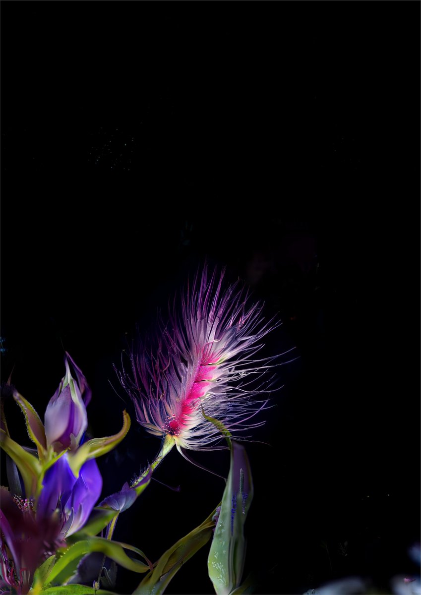 ToledoMuseum's tweet photo. Sofia Crespo (@soficrespo91) and Anna Ridler (@annaridler) explore how artificial intelligence can deepen our understanding of the natural world. Their collaborative practice combines botany, photography, and machine learning to imagine new relationships between technology and living systems.

In 83 Seeds from a Vanishing Mountain, the artists trained AI on 83 endangered plant species native to the Swiss Alps. Rather than documenting these flowers as they exist today, they used generative systems to imagine how they might adapt and evolve in response to climate change. The resulting bouquet is both familiar and uncanny, inviting us to consider AI not simply as a tool for generating images, but as a medium for exploring biodiversity, loss, and ecological change.

Their work was part of our exhibition Infinite Images: The Art of Algorithms.