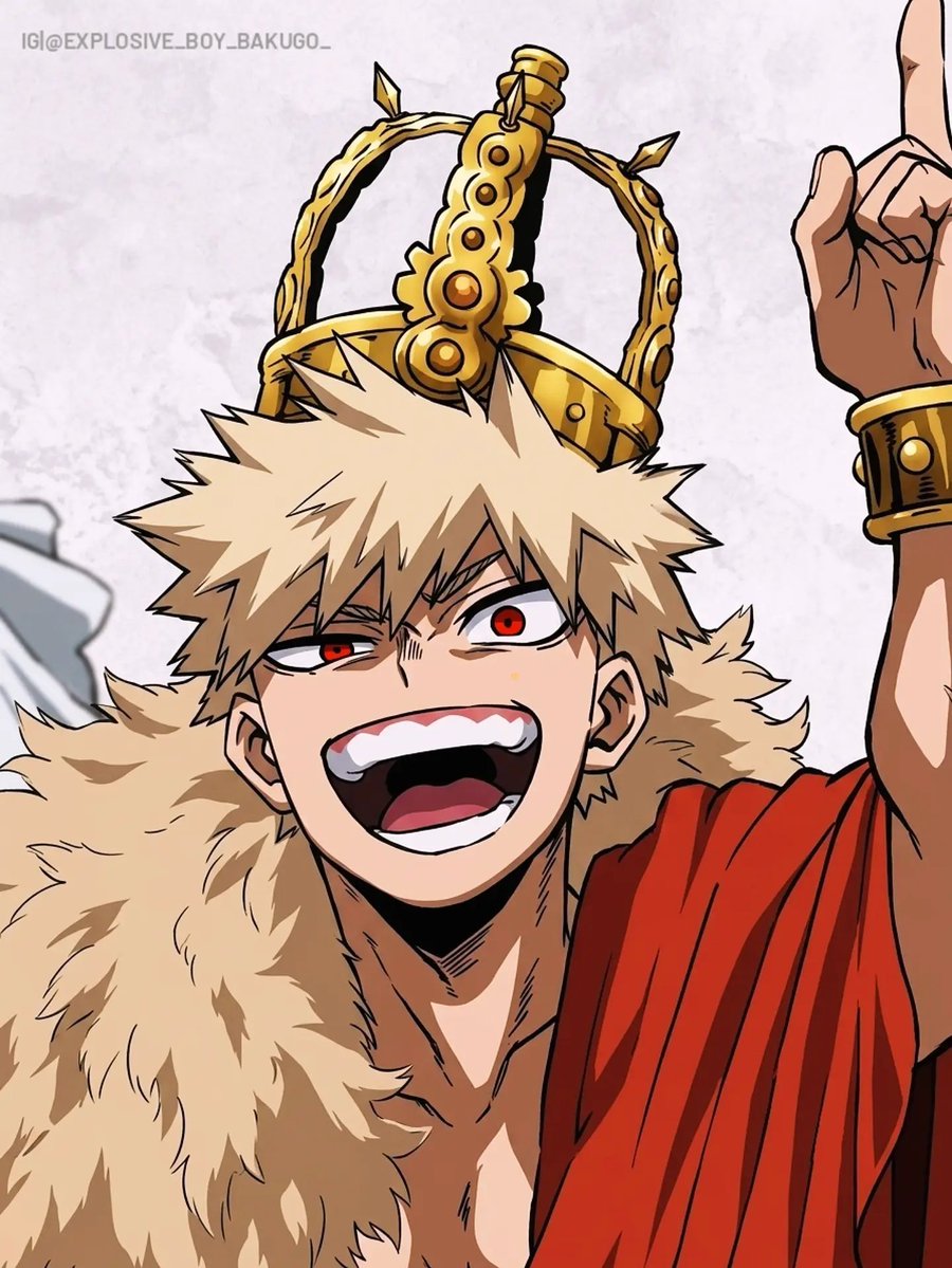_itsukiiii_'s tweet photo. King katsuki bakugo with the crown 💥💣💥💣💥💣
#bakugo #katsuki #bakugokatsuki #kacchan #mha #katsukibakugo #myheroacademia #爆豪勝己 https://t.co/YKphmk7AHv