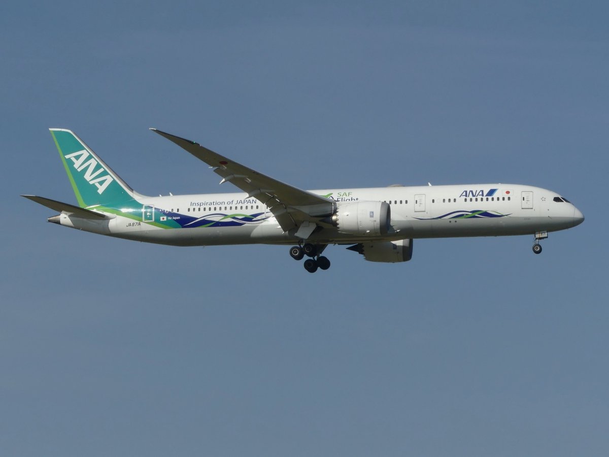 ten_koji1103's tweet photo. 2026/7/19成田国際空港外周にて　16L下り
NHのドリームライナー
ANA　B787-9　ANA Future Promise Livery
All Nippon Airways
#ソラマニ_ヒコーキ 
#ANA 
#B787 
#ANAGreenJet 
#ANAFuturePromise
#JA871A https://t.co/qK1HUNEdvV