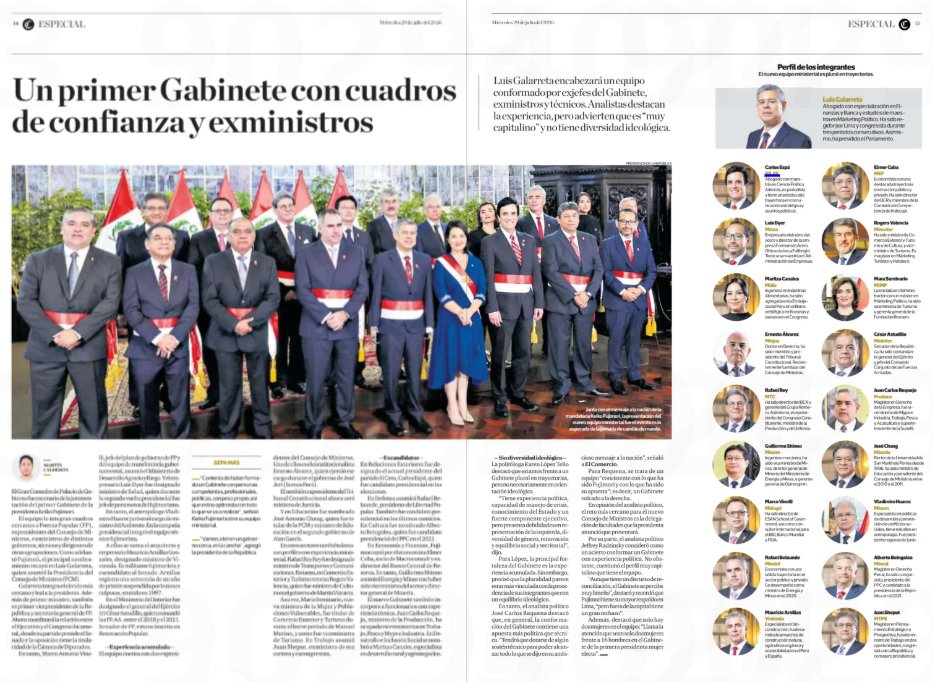 PabloMoreyraAlm's tweet photo. Nuevo gabinete, mismo principio: juzguemos por resultados, no por anticipado.

El primer Consejo de Ministros de Keiko Fujimori, liderado por Luis Galarreta, combina perfiles técnicos, diplomáticos y políticos de confianza de la presidenta. Es natural que un cambio de gobierno genere escepticismo — pero la gestión pública se mide en la ejecución, no en el día uno.

Démosle a este equipo el mismo estándar que le pediríamos a cualquier gestión: metas claras, plazos concretos, y evaluación objetiva en base a resultados verificables, no en base a titulares.

La crítica seria llega después de ver la gestión. No antes.

@ope_peru @presidenciaperu