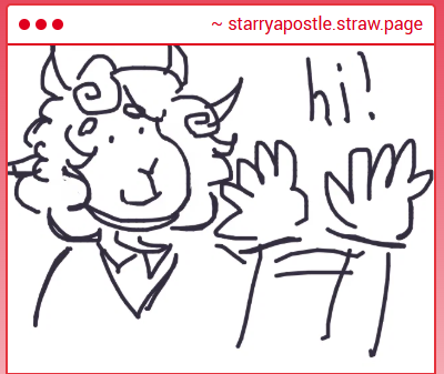 starryapostle's tweet photo. shortstupid threadof some strawpagestuff cuz im bored &amp;&amp; procrastinating

very cute aww hi therelittle fella https://t.co/g7mBs1MoJN