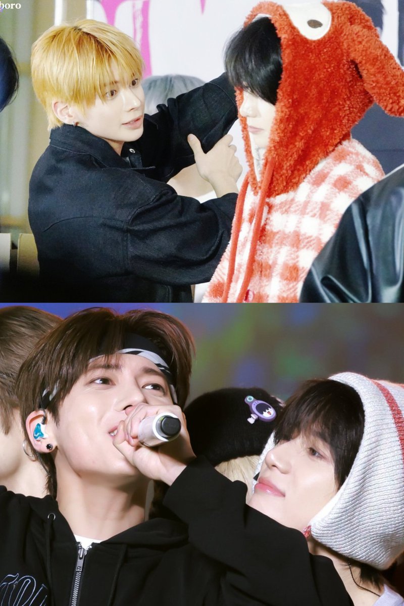 taegyudiary's tweet photo. when both of them are equally mesmerized by each other https://t.co/KlyZDOOL1A