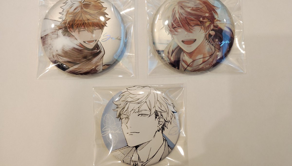 suba_animelike's tweet photo. 【交換】ギヴン CODA:NextVerse 缶バッジ

譲: 真冬 立夏 春樹 秋彦 雨月 玄純 柊

求:画像3枚目(真冬 由紀)

・同種の真冬・由紀は同数で求めております
・📮投函ご了承いただける方(窓口発送の相談も可)

お気軽にお声掛けください🌸 https://t.co/4Dcv6OLct0