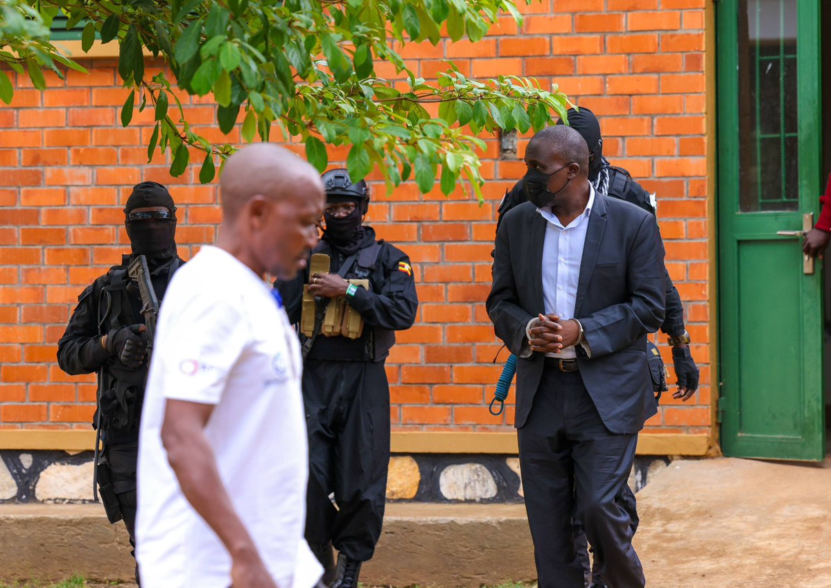 HEBobiwine's tweet photo. Twenty days after his televised abduction and subsequent disappearance, Hon. Muwanga Kivumbi resurfaced today at the Chief Magistrate’s Court in Butambala. He has revealed that throughout his illegal detention, he endured daily torture and sustained multiple injuries. The Court, as has become the norm, just remanded him to an undisclosed prison until 11th August. 

Until today when its JATT security operatives drove Hon. Kivumbi to Court, the regime had denied knowledge of his whereabouts and even filed affidavits in court to the same effect!

We continue to stand in solidarity with him and all other comrades who remain unlawfully detained or missing. We remain hopeful that justice will prevail, and that Uganda will one day become a country where every citizen enjoys their basic rights and the protection of the law.