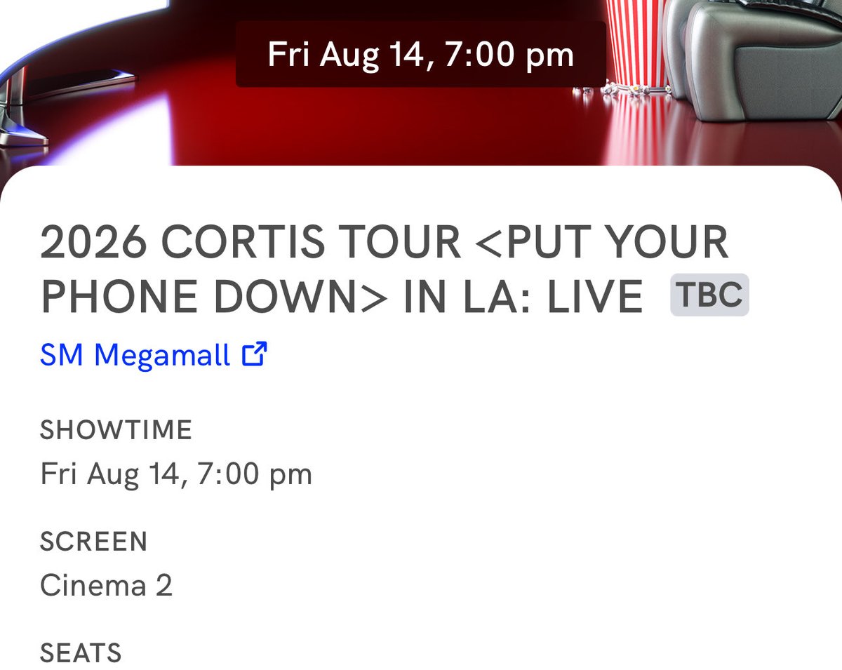 samantharylyn's tweet photo. YAY CORTIS TOUR PYPD TIX SECURED !! 🥹 https://t.co/TaAfPdwIg0