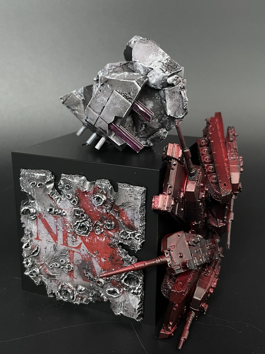 toto_armored's tweet photo. 【Toto MODEL : Process Log】

綾波レイ (PussRoda)

台座塗装完了し仮組。廃墟ネルフの冷たい質感をウォッシング・チッピング・ドライブラシで再現。削り出しのアルミキューブで安定感を確保。これらが白磁の綾波の生命力を引き立てます。
#エヴァンゲリオン #綾波レイ #ガレージキット #WF2026ｓ https://t.co/E8xyjpIpLf