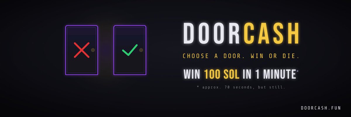 DoorCashfun's tweet photo. Our genesis game begins at 12pm ET today (1 hour and 15 minutes from now).

You can join here at any time before: https://t.co/C3F82HxCJP https://t.co/vOsxHq91YD