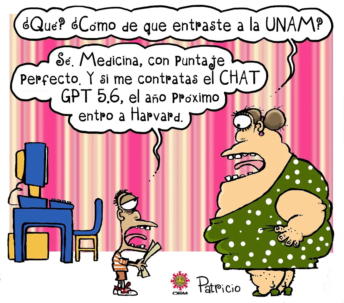JelipeJavier's tweet photo. EXÁMEN ADMISIÓN UNAM
🖋 @Patriciomonero 
#UNAMAdmision #IA https://t.co/9d2nYp7Gq7