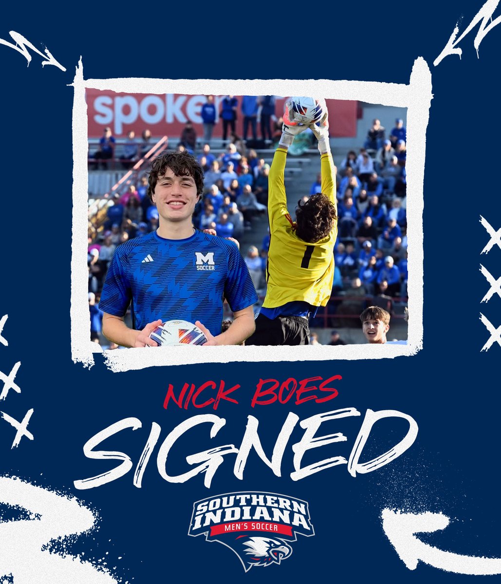 USIMSOC's tweet photo. 𝘼𝙣𝙤𝙩𝙝𝙚𝙧 𝙎𝙩𝙧𝙤𝙣𝙜 𝙂𝙤𝙖𝙡 𝙋𝙧𝙤𝙩𝙚𝙘𝙩𝙤𝙧🧤

Building on our goalkeeping depth, we are excited to add Nick Boes to our talented group of netminders!

🦅⚽️ #GoUSIEagles #OVCit https://t.co/lVGdbn5nKQ
