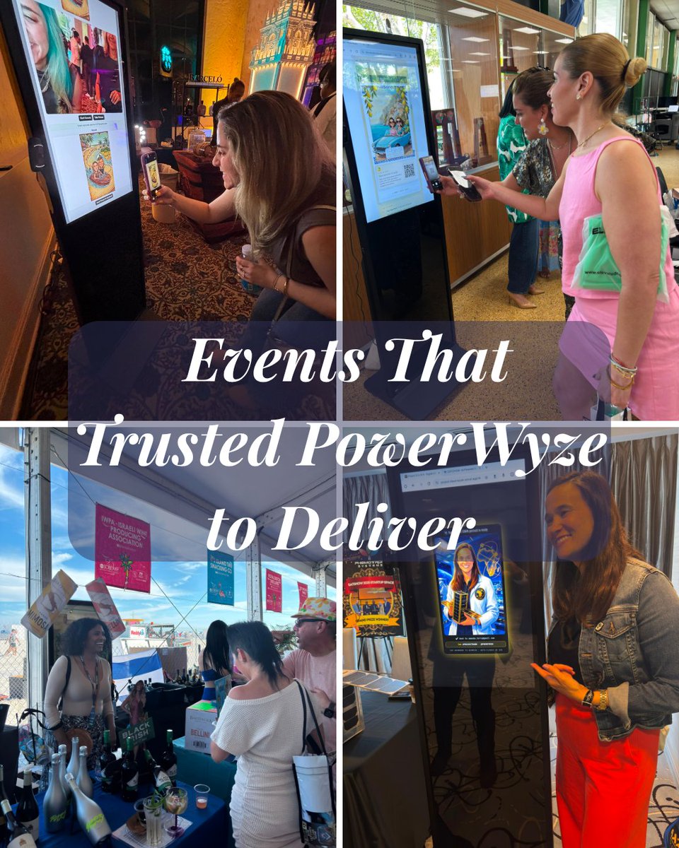 PowerWyze's tweet photo. From trade shows to game days, here's a look at some of the events we've powered. ⚡📸

Planning an event? Let's make it unforgettable.

#PowerWyze #EventTech #EventProfs https://t.co/VHWm86Zg2w