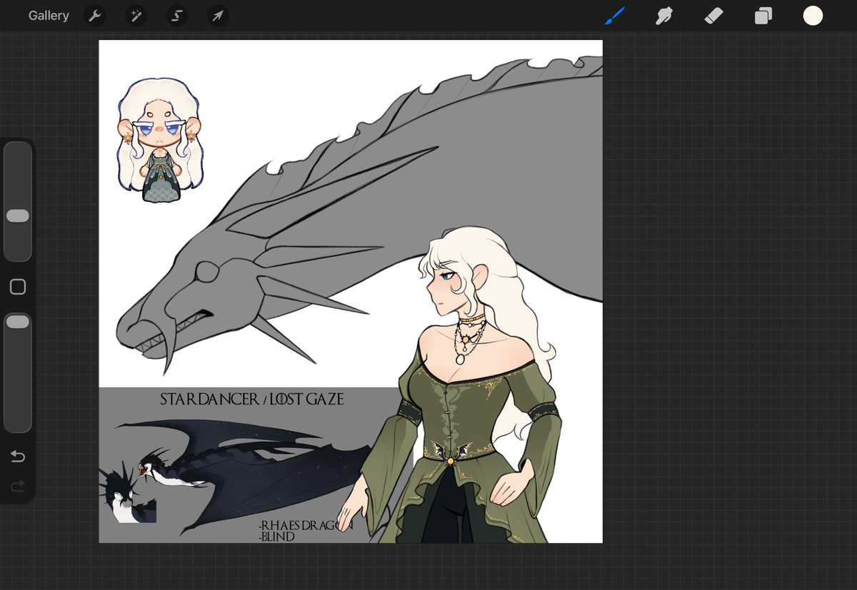 JokerMoonz's tweet photo. WIPPP my oc Rhae she’s Aegons twin🎉 + Lost gaze!! Her blind dragon🎉 I love them I need to draw them more…
-
#hotd #hotdoc #houseofthedragon #oc #targaryenoc https://t.co/OdhtKDgjcB