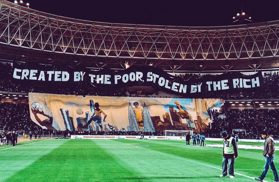 smithsara5's tweet photo. @UEFA Football belongs to the fans not private investors for corporate greed! https://t.co/Vx5XTl6mrR