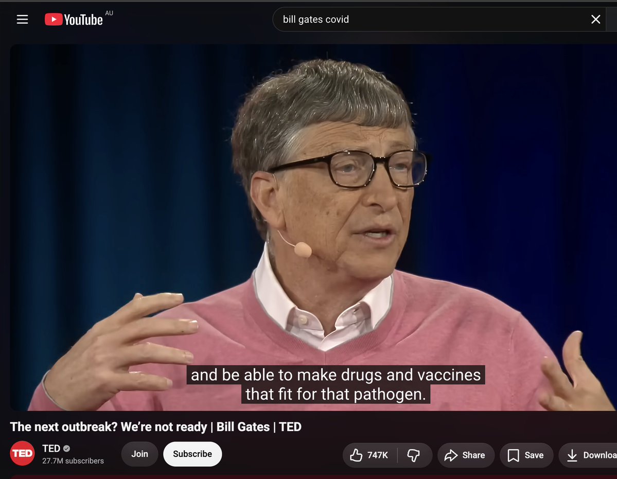 trenchwarrior3's tweet photo. there's a conspiracy that Bill Gates invented Covid 19 and warned it 8 years ago before its outbreak

He made millions from selling vaccines too.

Recently started trending again:

https://t.co/rZDanaxAMq

we should DEFINITELY run him.

https://t.co/36E2FNjUGl https://t.co/jH0lGUfmCr