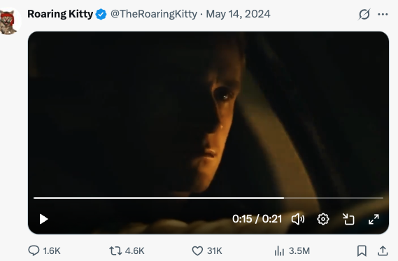 TheRabb1e's tweet photo. 🎥3/4 Taken from the movie Drive.

The main line from that movie is:

"ill give you a five minute window".

The scene cuts before Ryan Gosling starts his timer for the first heist.

The small window of time relates to the small window the solana:7HgfXftRBBqsYtAEYcqjGLQrNJLL6Tww9ek4rE3Apump CA was available on RK's page before it was deleted.

So what does it mean put together?👇