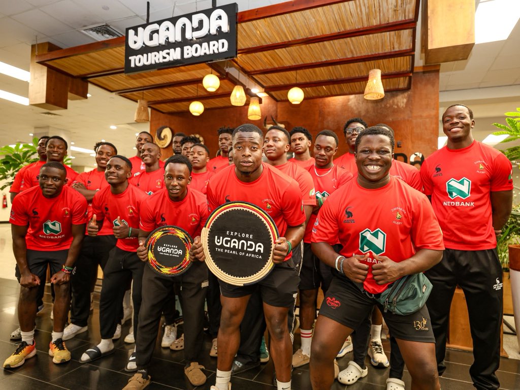 Image for the Tweet beginning: 🇿🇼✈️ Zimbabwe U20 have arrived!

The