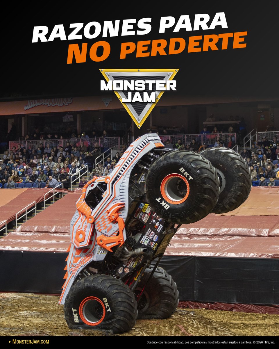 EscenarioOCESA's tweet photo. Si te gusta la velocidad, la potencia y la adrenalina… Monster Jam es para ti. 💥

Descubre porque debes estar ahí. 🔥🏁

📅Del 2 al 4 de octubre  
📍Palacio de los Deportes 
🎟️Boletos en taquilla y Ticketmaster: https://t.co/GpvJauIzdM https://t.co/sSNTMmpHtJ