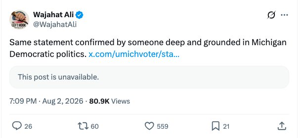 TheOmniLiberal's tweet photo. A number of the other largest, DSA-aligned socialists on https://t.co/hNWBSjJzD2 began to push the same story, without any regards or fact-checking of their own, including @hasanthehun (known for supporting Houthis and Hezbollah terrorist attacks, as well as electrocuting animals that wander out of camera frame), @keithedwards (the socialist answer to Nick Shirley), as well as a huge number of other socialist-aligned X accounts, such as @WajahatAli and @MikalGoodmanMI.