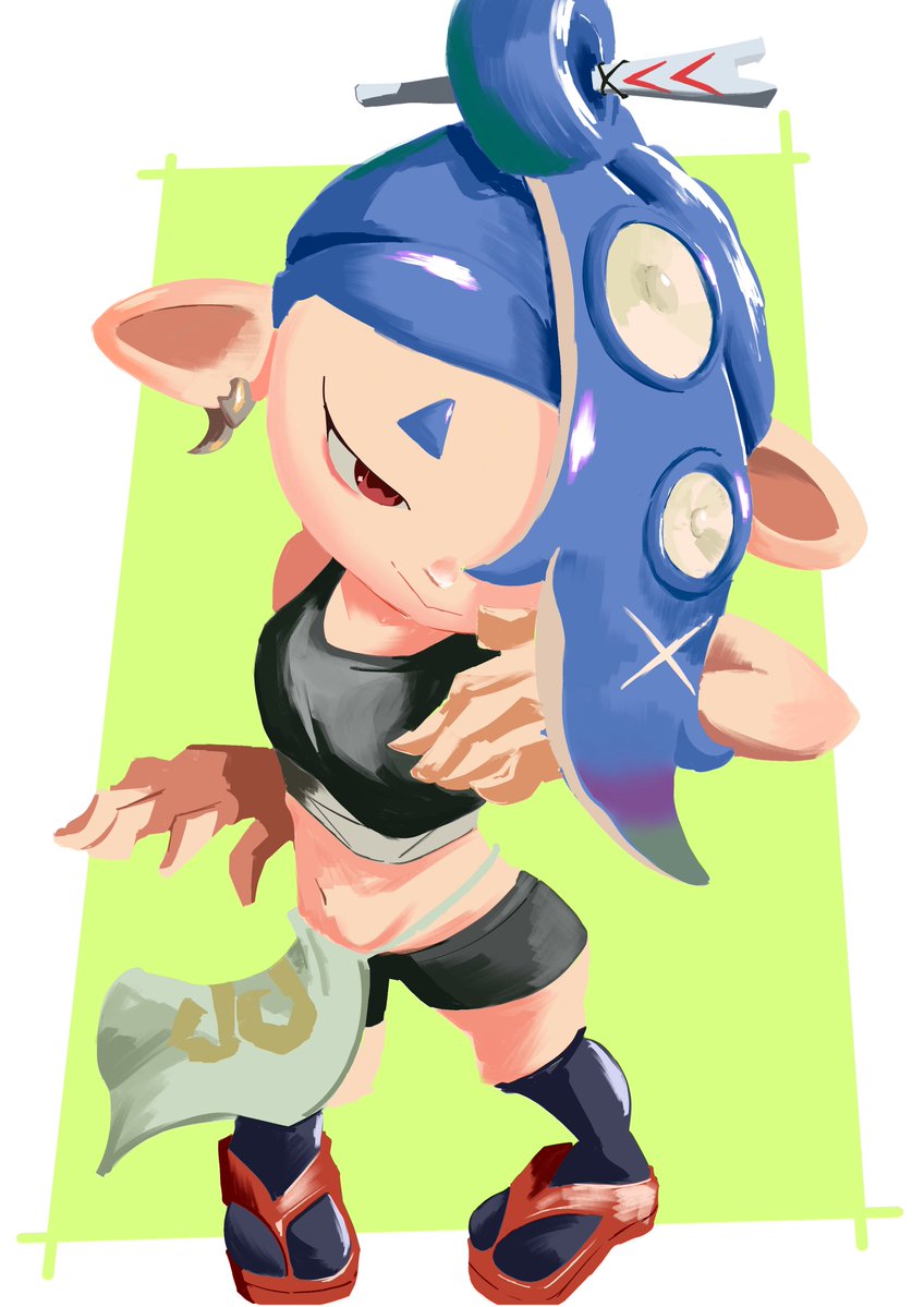 chick0116's tweet photo. 夏休みイラスト　フウカ
ビジュ良くていっぱい描いてしまう､､､
#スプラトゥーンレイダース #夏休み
#依頼募集中 https://t.co/pA5AGHb1Io
