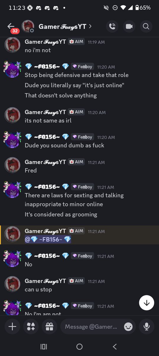 Fredboi1562's tweet photo. Sup everyone, just a reminder!

@SXlord66 is an pedo. 

Reasons why he's is a pedo because he tried to kiss a minor on their cheek as it made the victim uncomfortable, clearly he decides to asked them if he can change his age to 17. But in reality he's 19 years old.. https://t.co/upK1PRH9wA