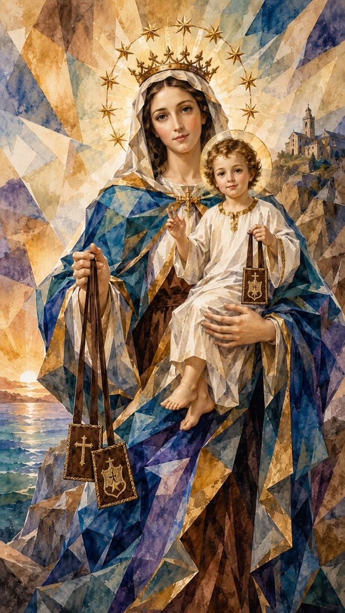 CatholicQuote12's tweet photo. Our Lady of Mount Carmel,pray for us. https://t.co/McP9NSfbeV