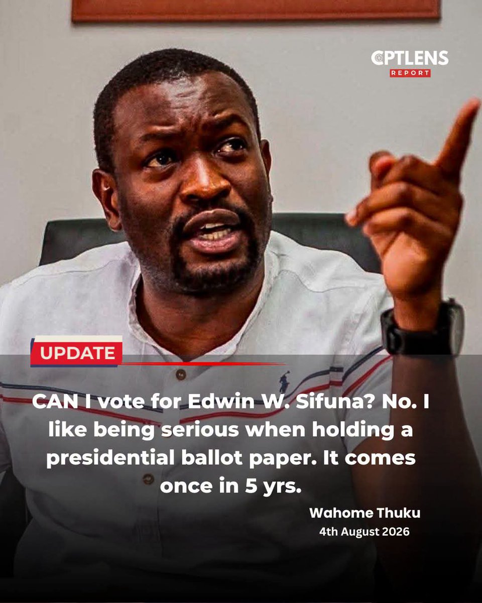 Adele_lide's tweet photo. I will not vote for Sifuna. What about you? https://t.co/d9dySWoAWm