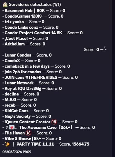 calabazin7792's tweet photo. es increíble como hice un bot en discord para detectar pajines que estan en servidores porno de roblox y hay un chabón que está en 25 servidores y teniendo 16k de score (mensajes, actividad de voz, etc) en un servidor

+ tiene softporn de foto de perfil (su apodo es su score) https://t.co/iDIYIXzt8o