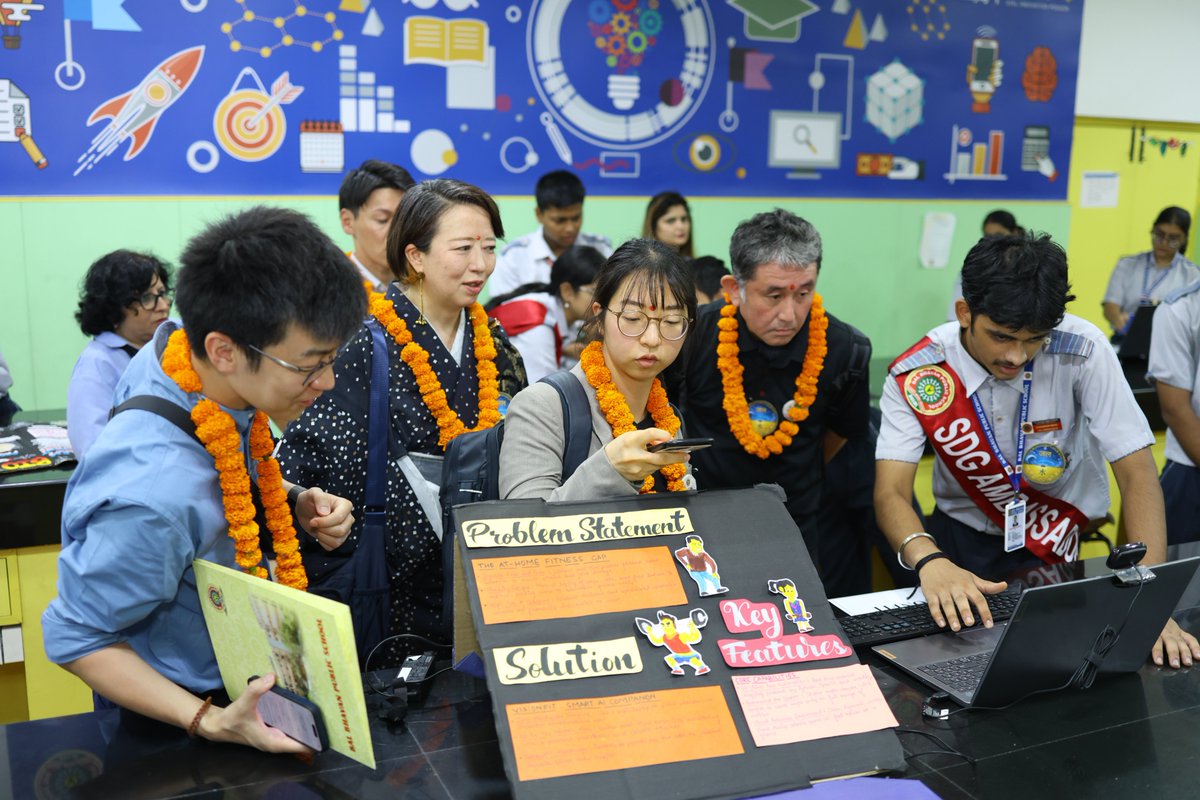 BBPSMV's tweet photo. The visit offered an opportunity to showcase our teaching-learning practices, student-led innovations, sustainability initiatives, and vibrant school culture. https://t.co/9iIJ0EzbZS