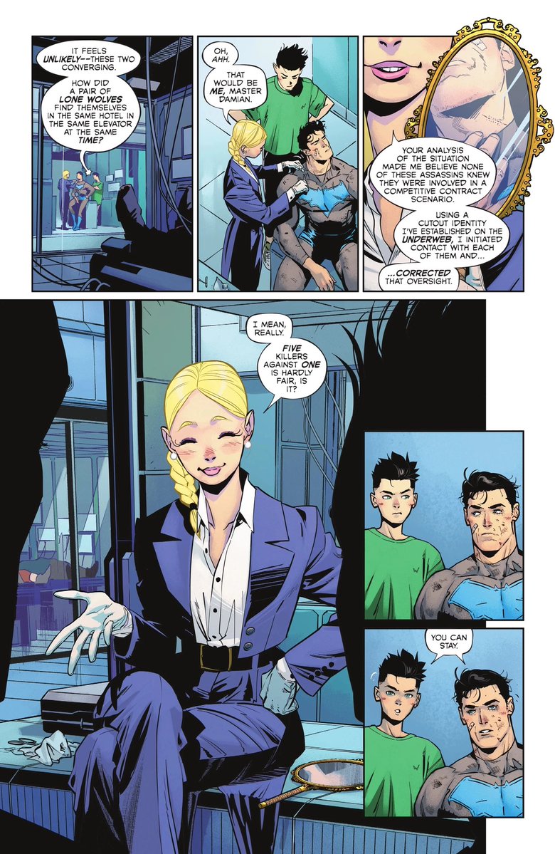 ReignOfPride's tweet photo. I love Batman’s new butler already https://t.co/zx1JKKMGW6
