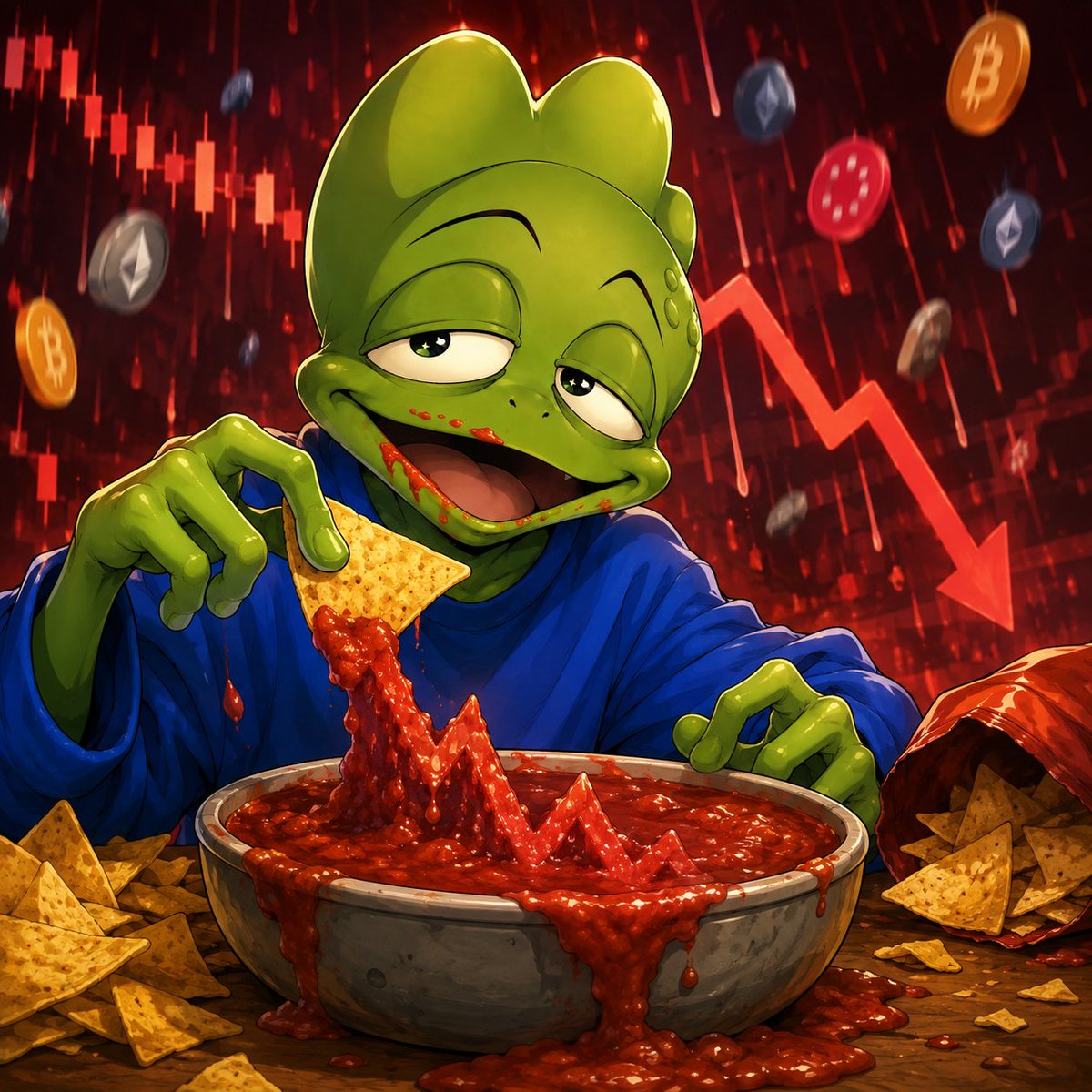 unisloop's tweet photo. Eating that dip https://t.co/lVny6dHCbY