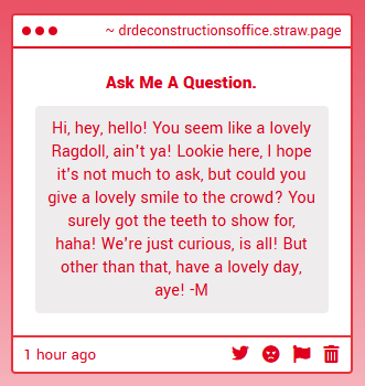 DrDeconstrction's tweet photo. "I Do Not Understand You All's Fascination With My Teeth. But, Here's A Smile I Suppose." https://t.co/aDS9CzLRHA