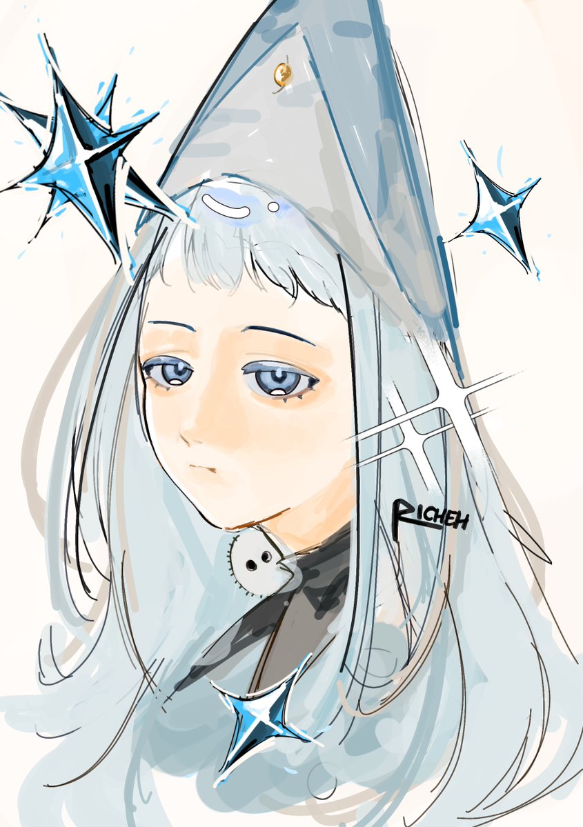 0322eus's tweet photo. Uri bebeee 
#wha #witchhatatelier  #fanart  gm!! https://t.co/GfBoCbDQqa