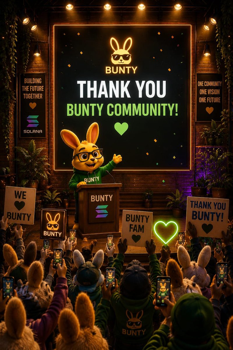 BuntyOnSol's tweet photo. Thank you, Bunty Fam!
#Pumpfun #Solana https://t.co/9CSxVvPVlc