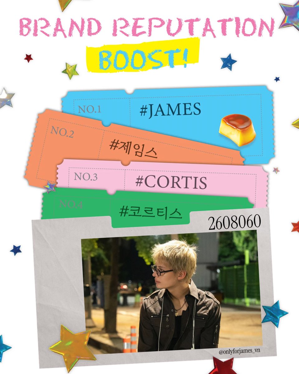 ofjvn_'s tweet photo. 2608060 | DAILY BRAND REPUTATION BOOST FOR JAMES 🦅 

🎯: 350 REPLIES & 200 LIKES

• Use pictures, videos or gifs to prevent spam detection.
• Do not use emojis.
• Please use different compliments in English or Korean, and include hashtags.

2️⃣ DAILY SEARCHING BOOST “코르티스 제임스" & "JAMES CORTIS"

🔗 Google: https://t.co/RCtPYi5z6u
🔗 Naver: https://t.co/lmJZPi5Bkr
🔗 Daum: https://t.co/Phkc1drHJO

3️⃣ LIKE JAMES FANBASE IDOKI POST
🔗: https://t.co/GJdYCgy8mJ

#JAMES #제임스