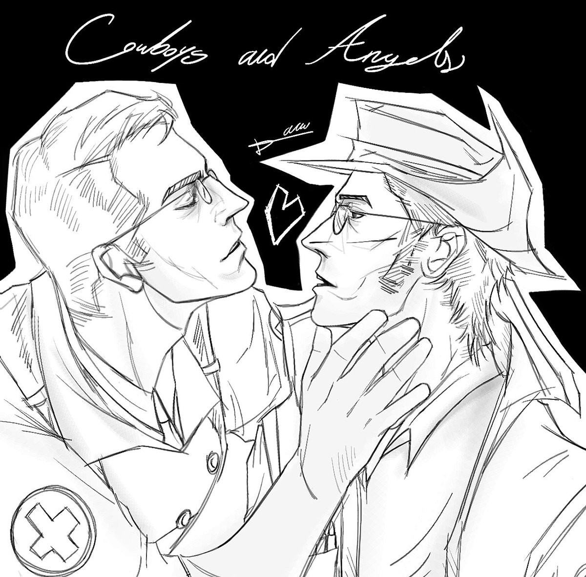 Lt_Combat's tweet photo. Bushmedicine
#tf2 #teamfortress2 #bushmedicine #sniperxmedic #fanart https://t.co/rNQ38UMaQi