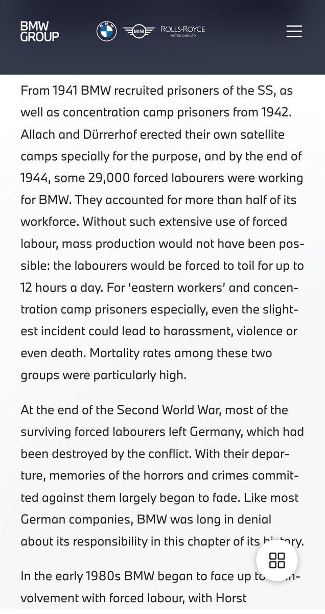 afellowwithaphd's tweet photo. @polo_maciej @K_Stanowski @JanosikWusa Dobrze, że Pan nie wszedł do salonu BMW. Historia Günthera Quandta (i rodziny), jako przykład braku rozliczń nazistów w RFN po 2WŚ i tego, jak można się dorobić na ludobójstwie, obozach pracy i grabieży majątku ofiar: 
https://t.co/YK3PdFiZim
https://t.co/L6x9D86D0H https://t.co/Q2fwH12xZA