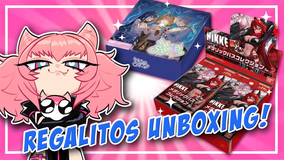 CondesaVR's tweet photo. Stream Unboxing!
Vamos a ver las cartas de NIKKE y el Box Set de TTStar de NIKKE tambien! 

Vengan a ver este handcam https://t.co/bbIOdXqyuH